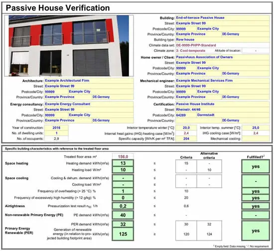 Capturas Passive House Planning Package Capturas Passive House Planning Package
